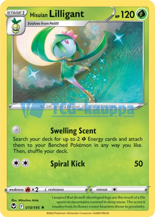 Silver Tempest Hisuian Lilligant