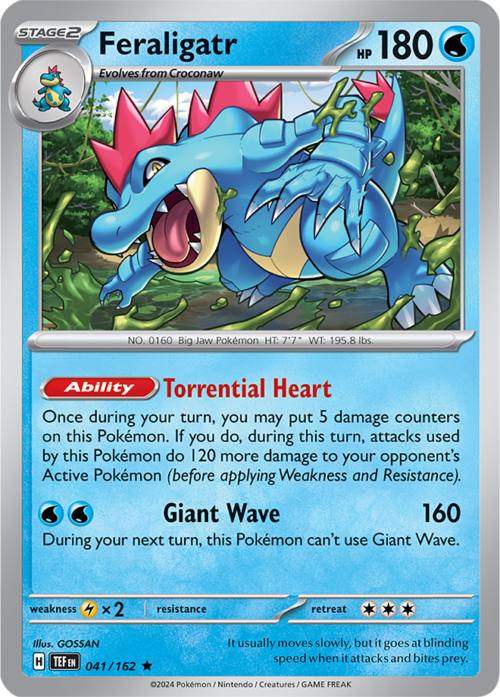 (041/162) Feraligatr - Holo - Temporal Forces