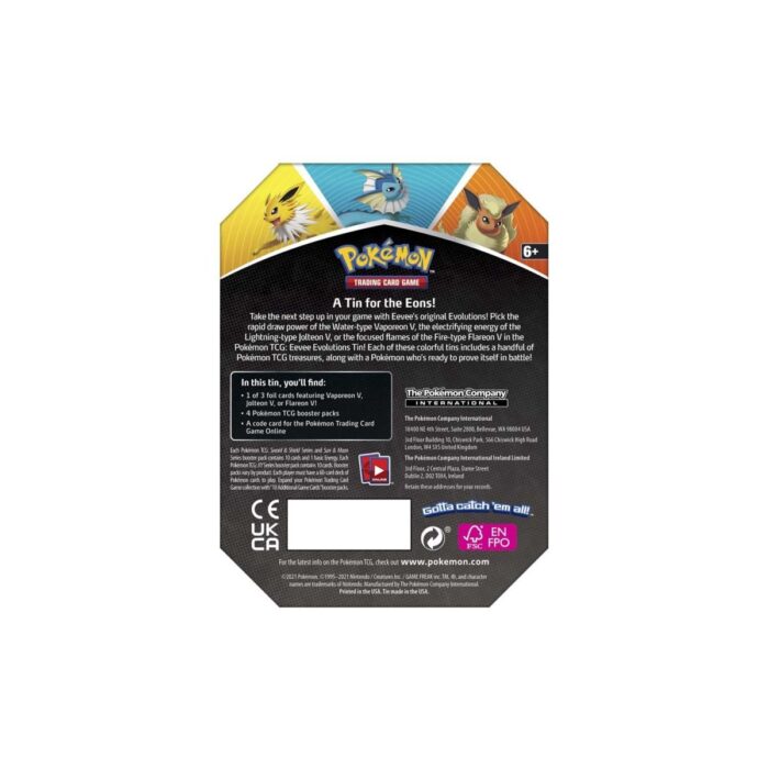 Pokémon TCG: Eevee Evolutions Tin - Image 5