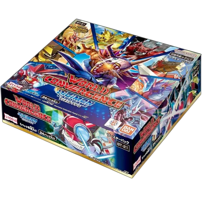 Digimon Card Game BT21: World Convergence Booster Display
