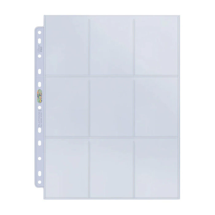 Ultra Pro Platinum Series 9-Pocket Pages - 100 kpl