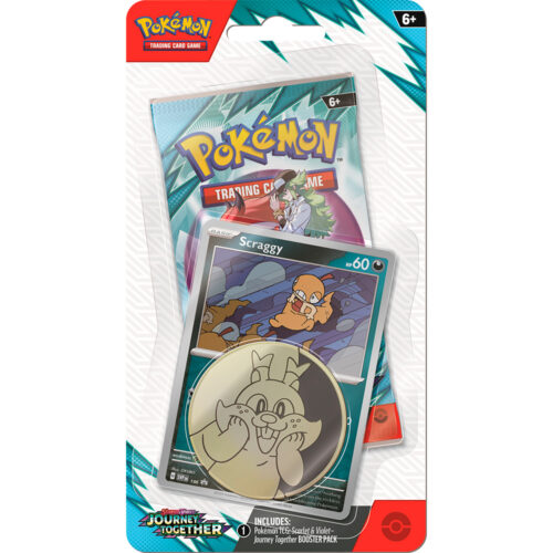 Pokémon SV9: Journey Together Checklane Blister Scraggy