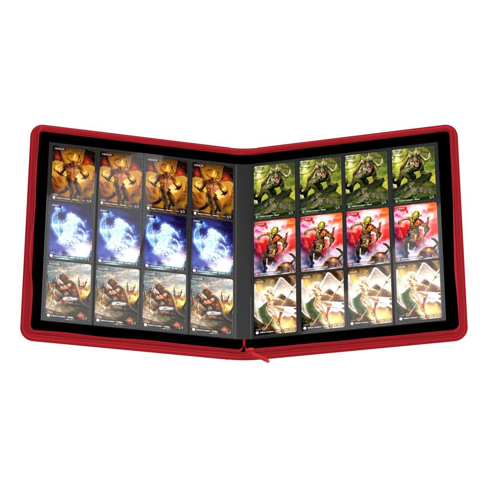 Ultimate Guard Zipfolio 480 24-Pocket Xenoskin - Punainen - Image 2