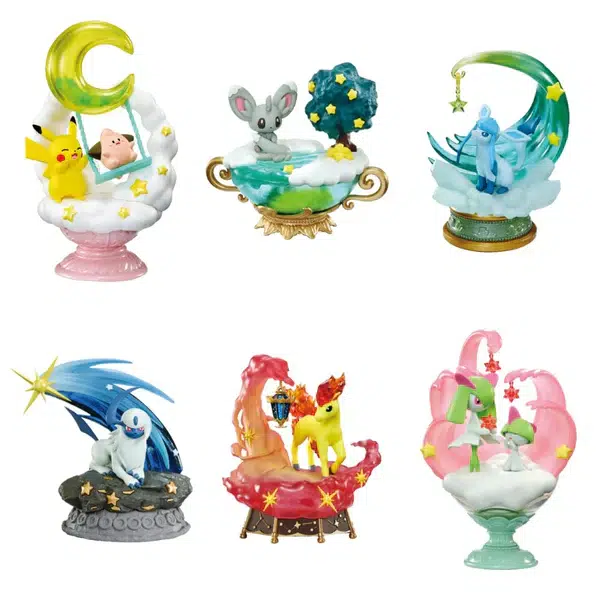 Re-ment: Pokémon Starrium Series Dreamy Moon Night yllätysfiguuri Blind Box - Image 2