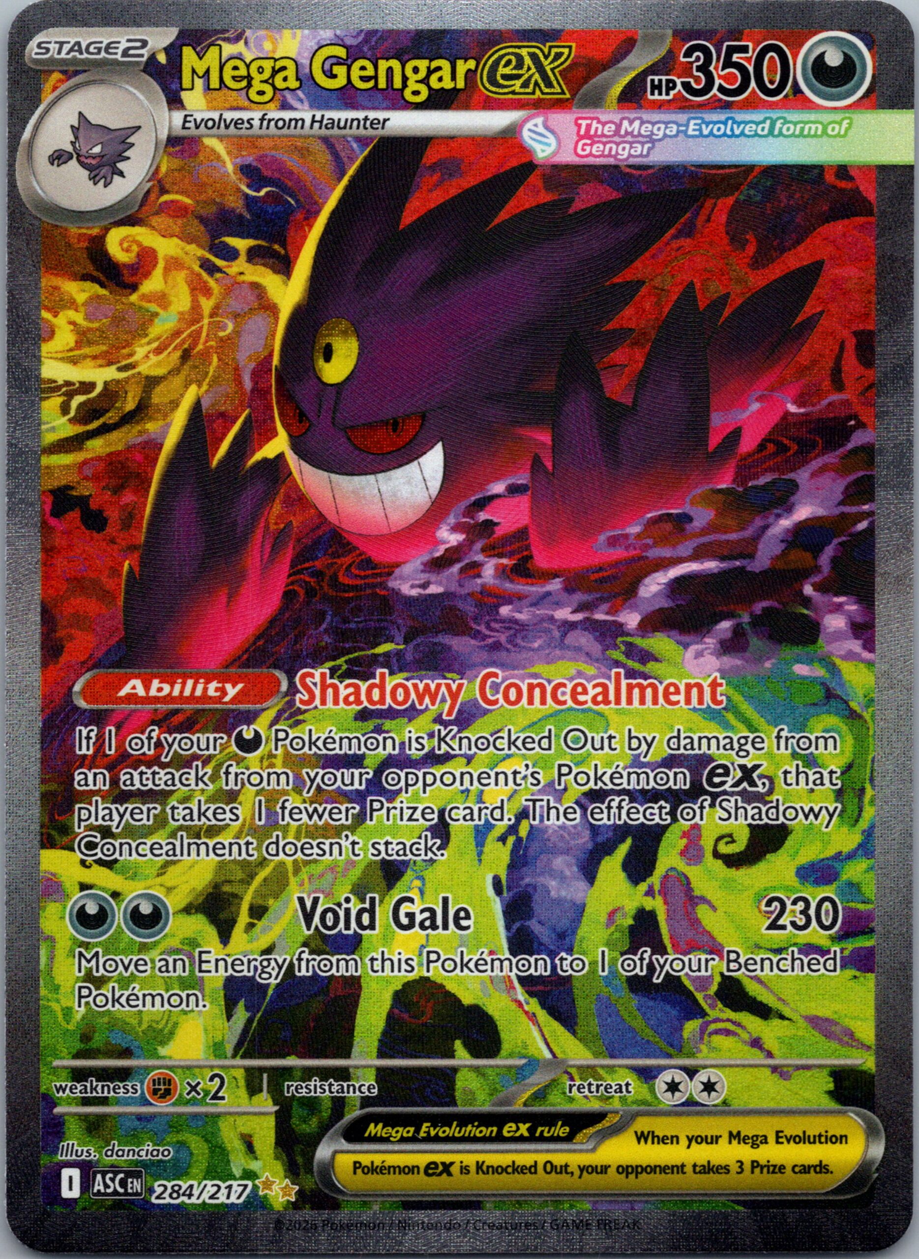 Mega Gengar ex 284/217 (NM)