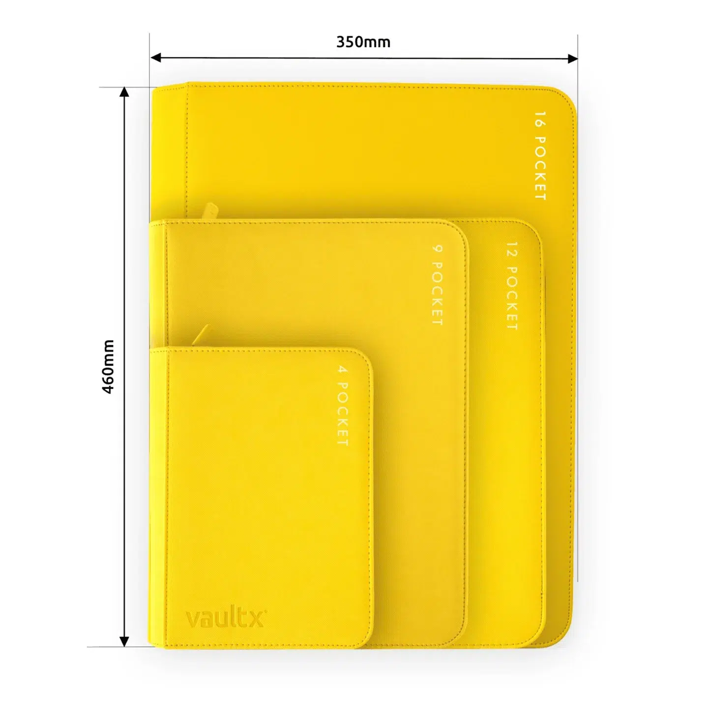 Vault X EXO-TEC Zip Binder 16-pocket XXL (Sunrise Yellow) - Image 2