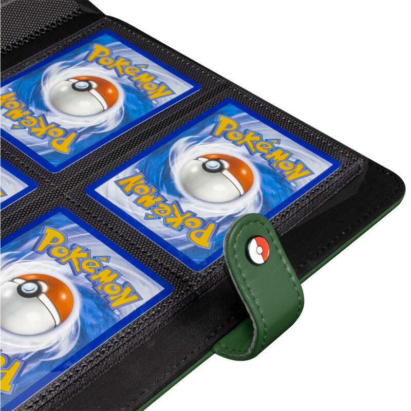 Ultra Pro Pokémon Premium 4-Pocket Snap Binder (Vihreä) - Image 4