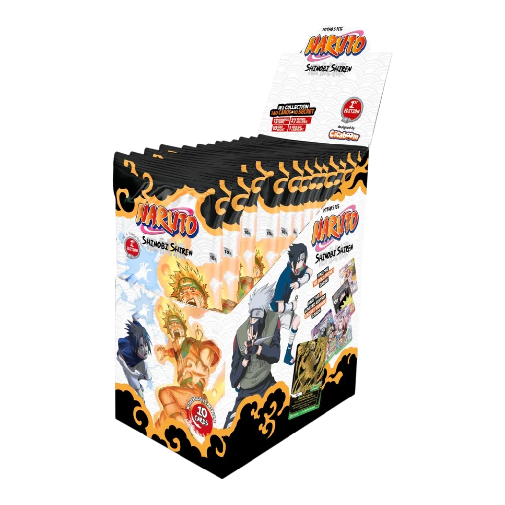 Naruto Mythos TCG: Set 2 Shinobi Shiren Booster Display (1st Edition)